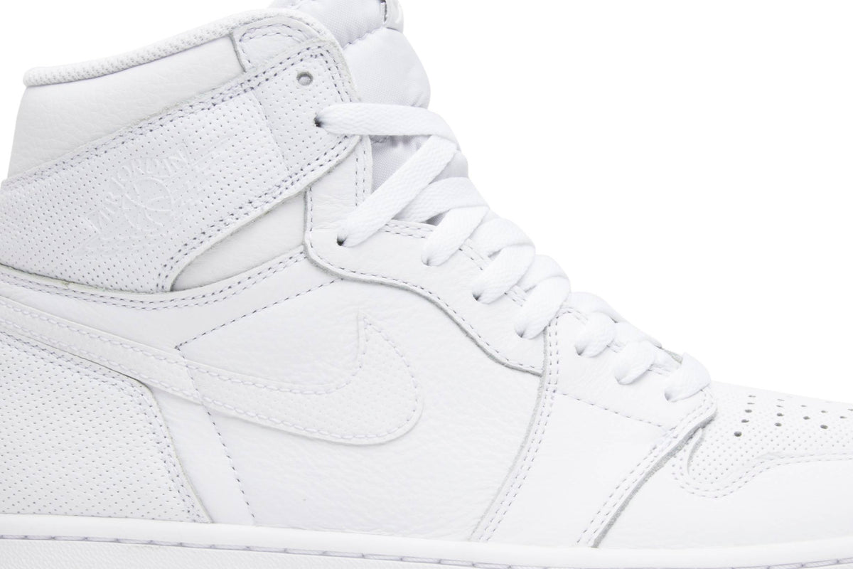 Air Jordan 1 Retro High OG White Perforated 555088-100
