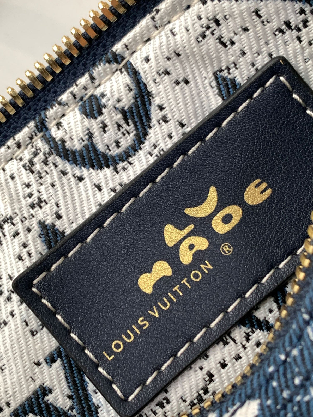 Louis Vuitton Nano Speedy Monogram Denim Handbag - Blue
