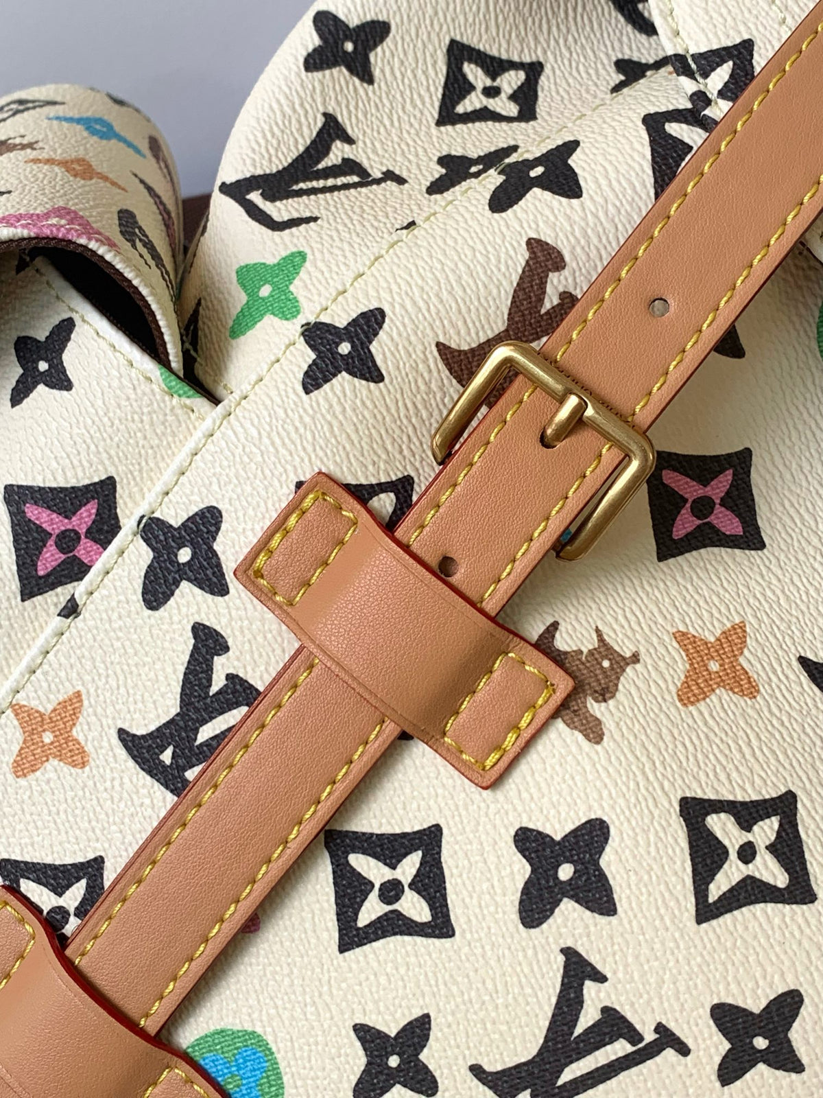Louis Vuitton Monogram Multicolore Christopher PM Backpack - White
