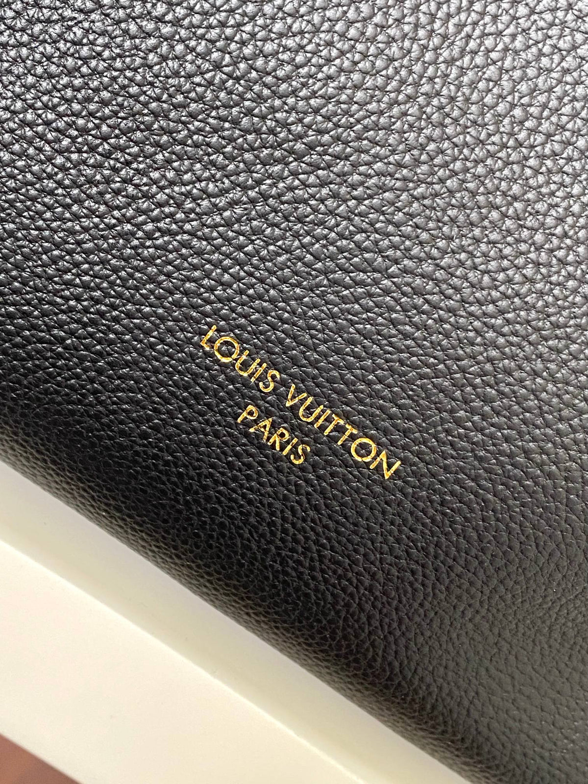 Louis Vuitton Minimalist Black Leather Slouchy Hobo Shoulder Bag