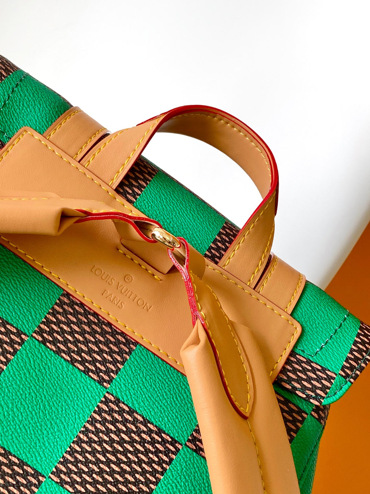 Louis Vuitton Christopher PM Backpack Damier Pop Green