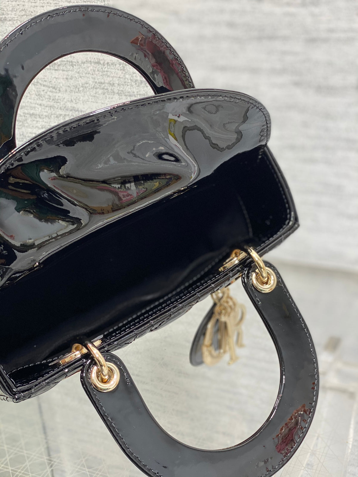 Christian Dior Small Lady Dior My ABCDior Bag - Black Cannage Lambskin