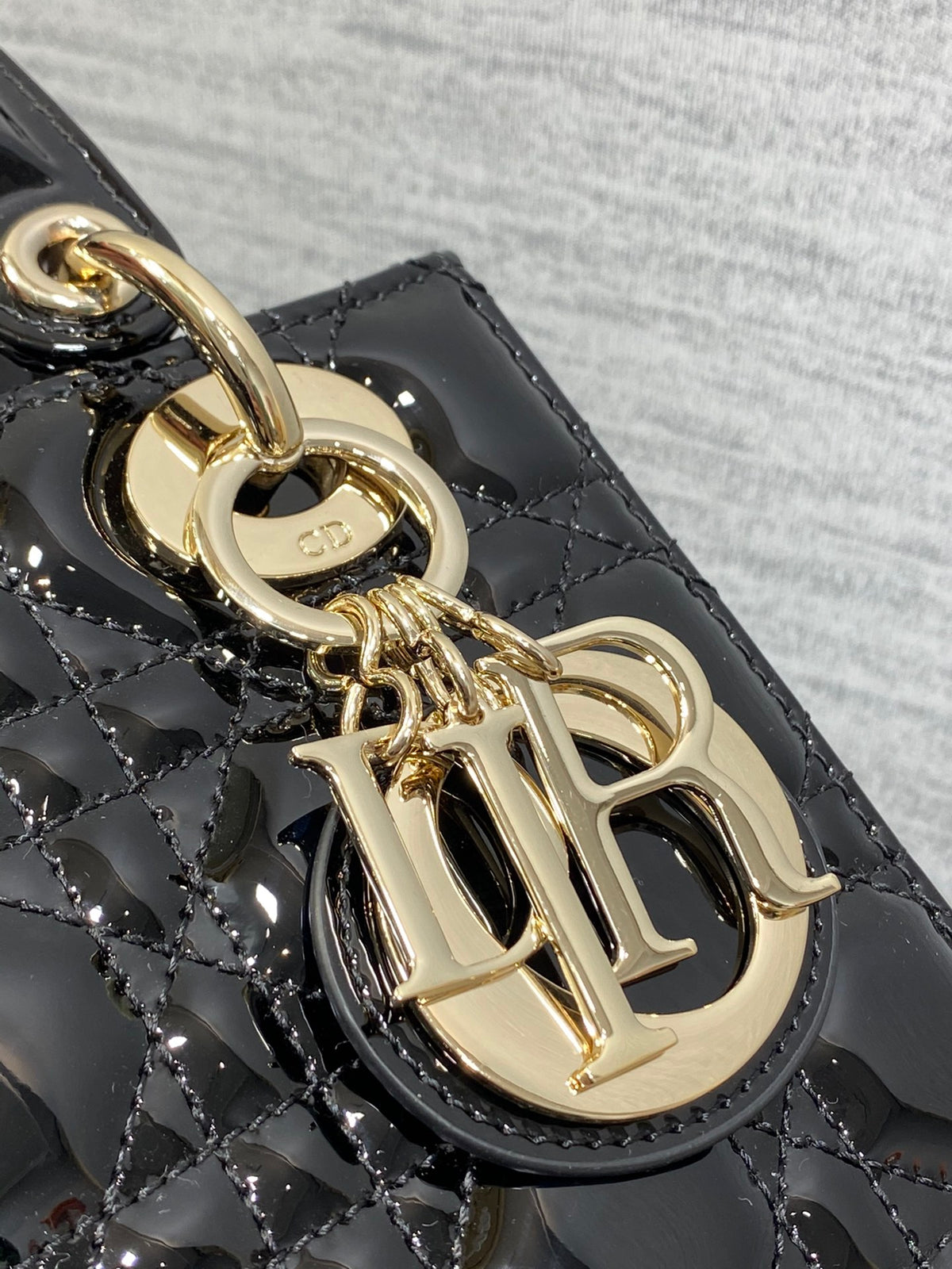 Christian Dior Small Lady Dior My ABCDior Bag - Black Cannage Lambskin