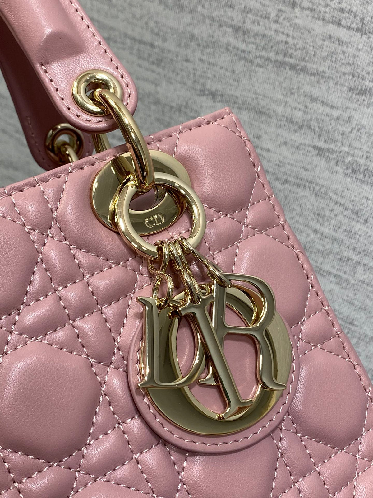 Christian Dior Lady Dior My ABCDior Bag Pink Cannage Lambskin