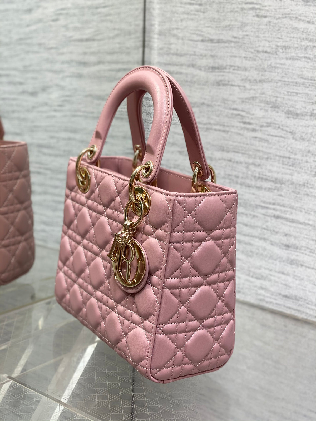 Christian Dior Lady Dior My ABCDior Bag Pink Cannage Lambskin