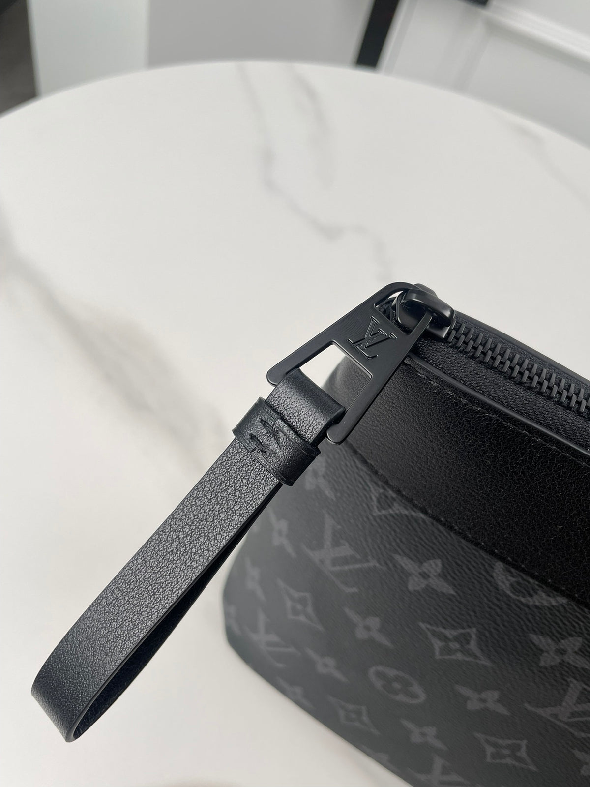 Louis Vuitton Monogram Eclipse Pochette Voyage MM Pouch