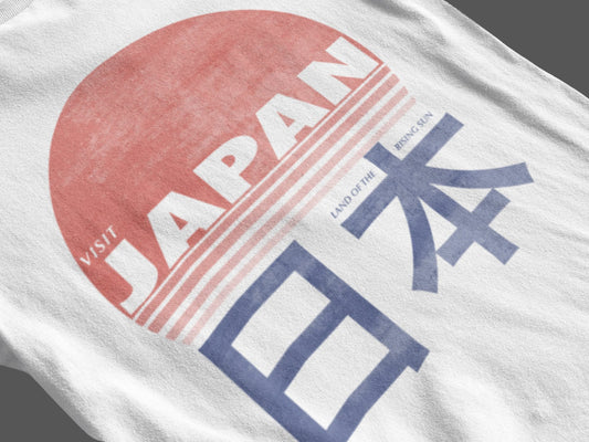 Visit Japan T-Shirt, Vintage Japanese Streetwear Tee